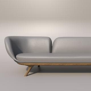 Curved Lounge Sofa